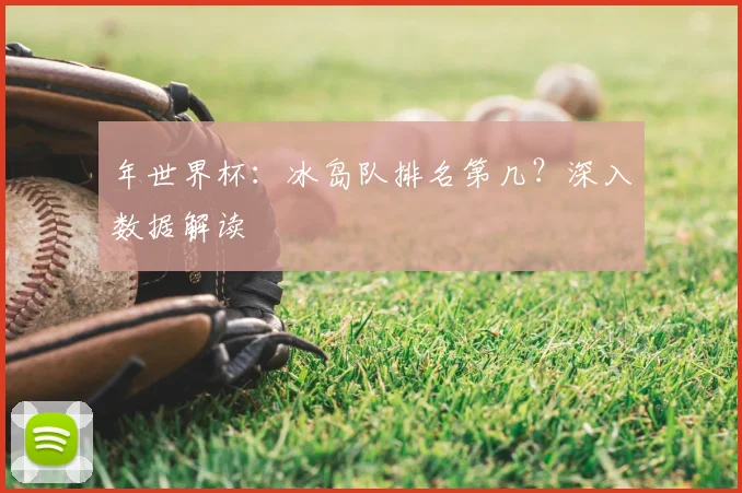 年世界杯:冰岛队排名第几?深入数据解读